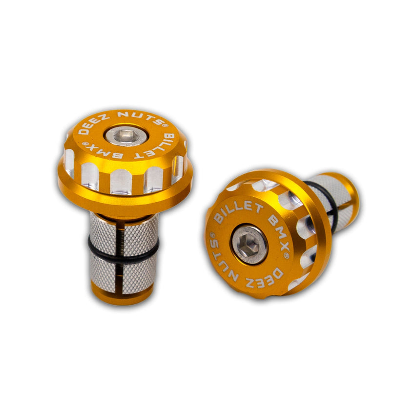 BILLET BMX DEEZ NUTS 12 POINT HANDLEBAR ENDS - Zoozbikes
