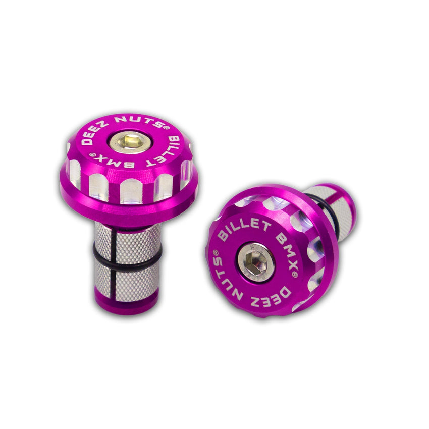 BILLET BMX DEEZ NUTS 12 POINT HANDLEBAR ENDS - Zoozbikes