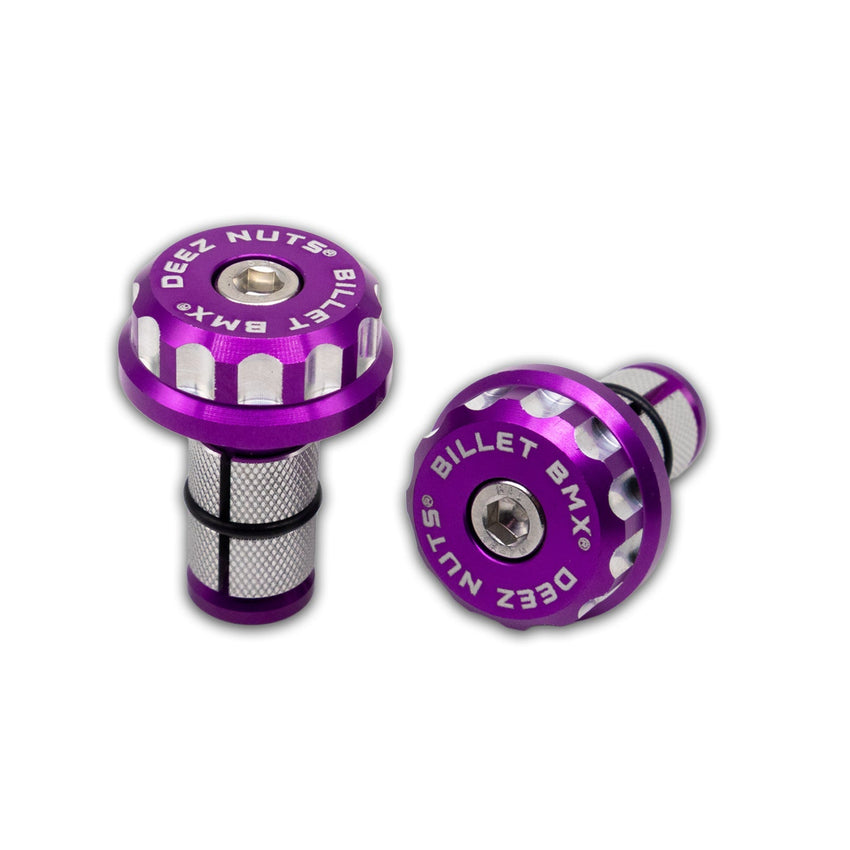 BILLET BMX DEEZ NUTS 12 POINT HANDLEBAR ENDS - Zoozbikes