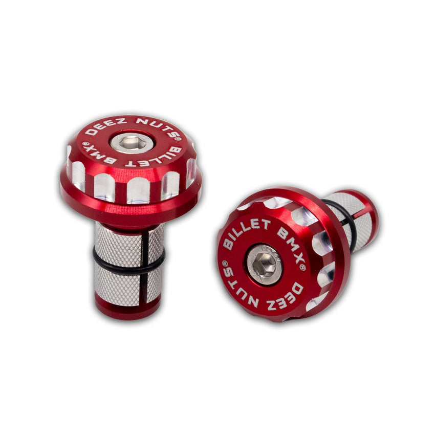 BILLET BMX DEEZ NUTS 12 POINT HANDLEBAR ENDS - Zoozbikes