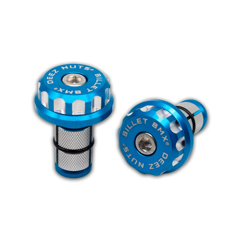 BILLET BMX DEEZ NUTS 12 POINT HANDLEBAR ENDS - Zoozbikes