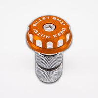 BILLET BMX DEEZ NUTS 12 POINT STEM CAP - Zoozbikes