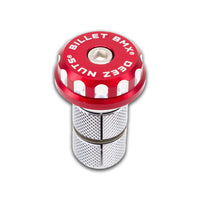 BILLET BMX DEEZ NUTS 12 POINT STEM CAP - Zoozbikes