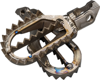 RAPTOR TITANIUM FOOT PEGS GAS/HUSQ/KTM STARK 5MM BACK