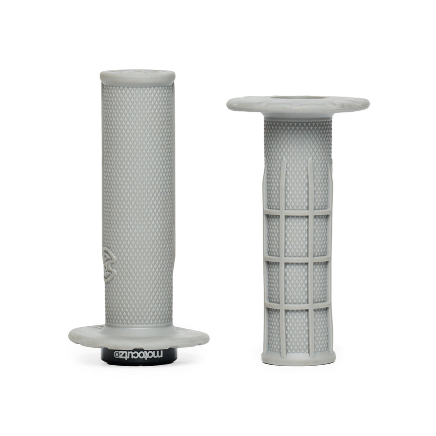 Universal Half Waffle Single Side Bolt-On Grips Grey