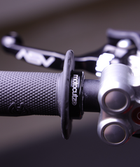 Universal Half Waffle Single Side Bolt-On Grips Black