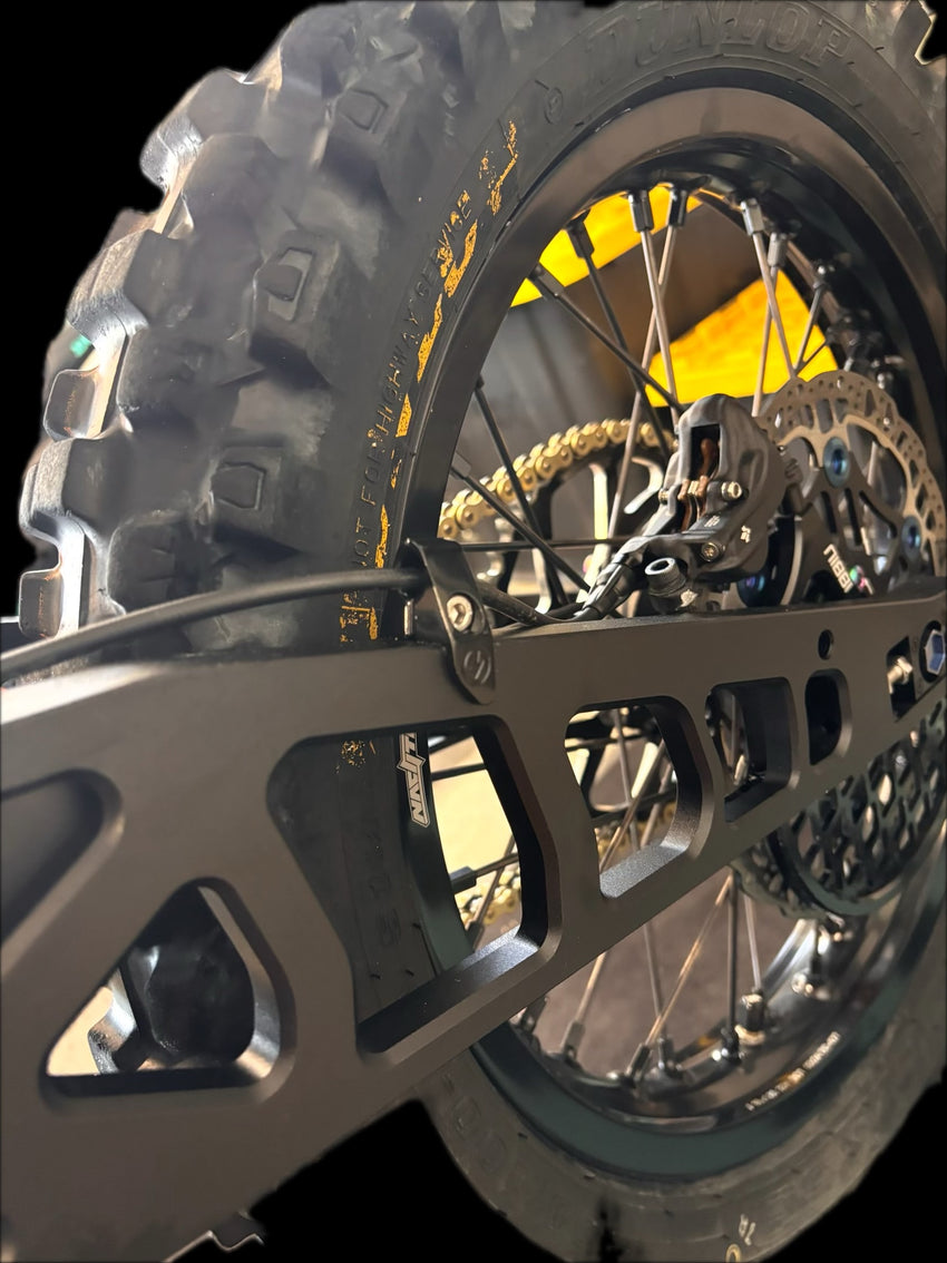 "Pre-Sale" Defiant v3 OEM STOCK Length - Swingarm for Surron LBX by Defiant Emoto