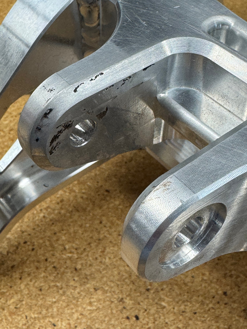 DEFIANT v3 Swingarm "RAW UN-FINISHED" Stock Length - For Powder Coating