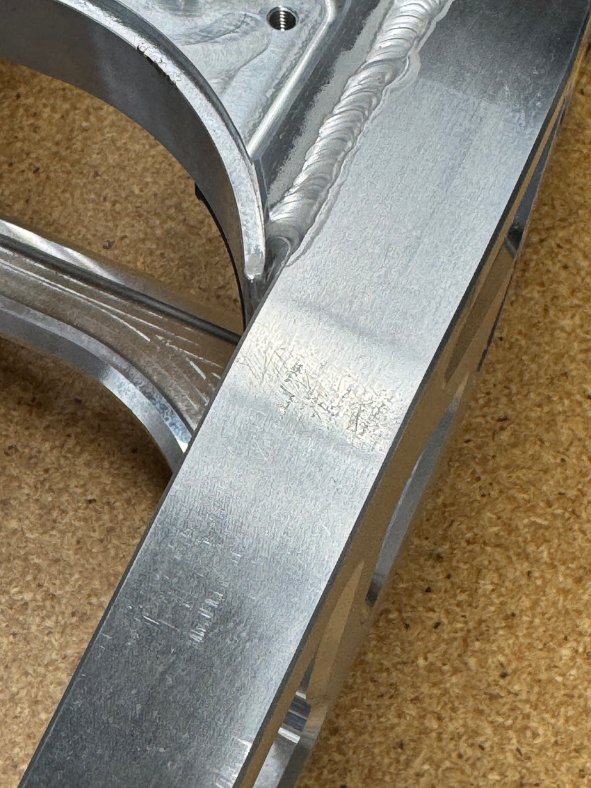 DEFIANT v3 Swingarm "RAW UN-FINISHED" Stock Length - For Powder Coating