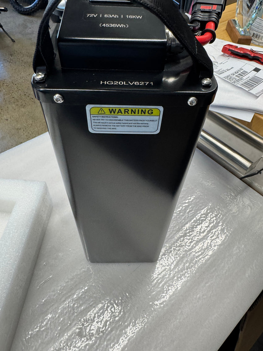 FOR RESALE ONLY:  EWATT 72/63 SURRON LBX Battery and Fast Charger