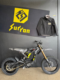 Surron Light Bee X with Custom 17' x 14" Wheel Set by Defiant Emoto