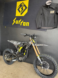 Surron Light Bee X with Custom 17' x 14" Wheel Set by Defiant Emoto