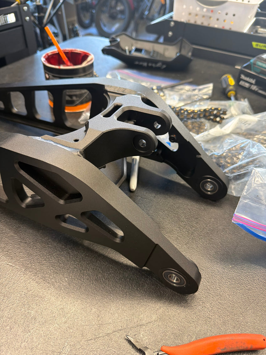 "Pre-Sale" Defiant v3 OEM STOCK Length - Swingarm for Surron LBX by Defiant Emoto