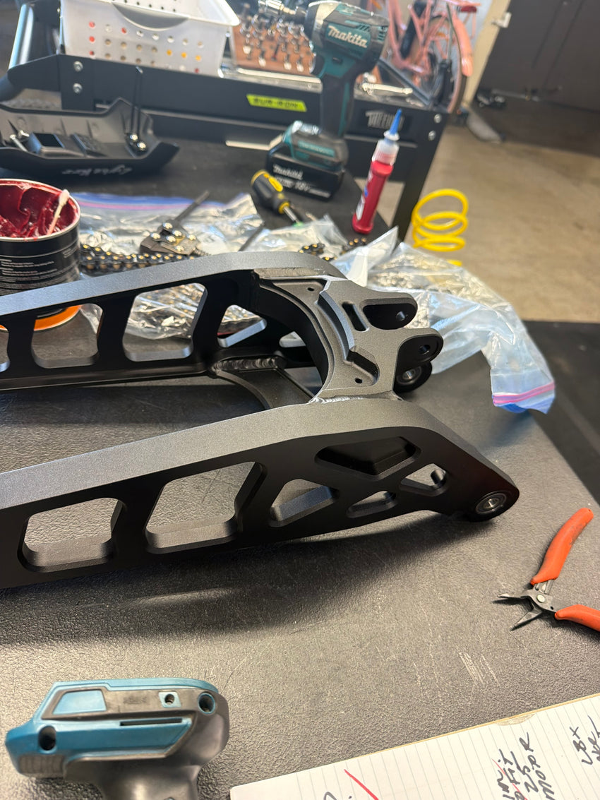 "Pre-Sale" Defiant v3 OEM STOCK Length - Swingarm for Surron LBX by Defiant Emoto