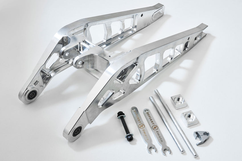 Defiant V3 STOCK Length - Swingarm for Surron LBX by Defiant Emoto - Double Check Color Selection