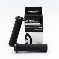 Mid Flange Bolt-On Grips Black
