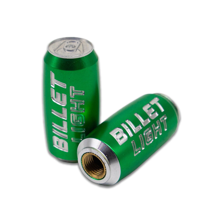 BILLET BMX Tall Boy Beer Can Valve Stem Caps (2 Pack) - Zoozbikes