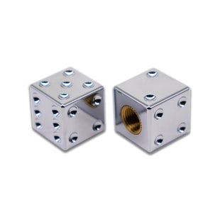 BILLET BMX Full Size Dice Valve Stem Caps (2 Pack) - Zoozbikes