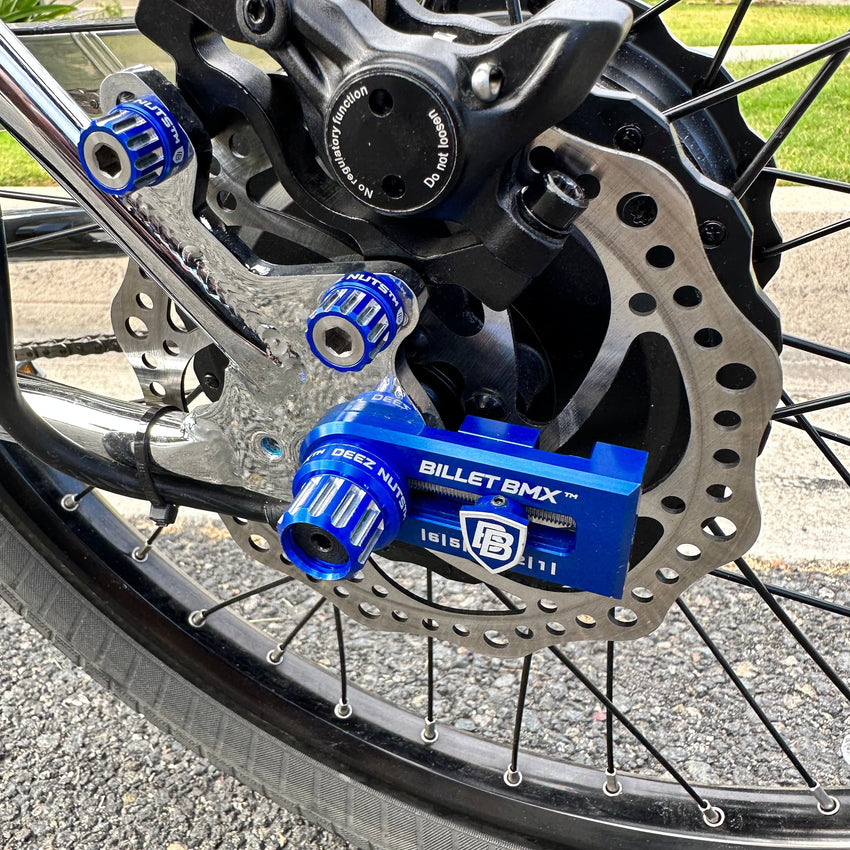 BILLET BMX Deez Nuts 12 Point Bike Axle Nuts 14x1.50mm FOR eBIKES AND ZOOZ REAR (2-Pack)