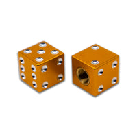 BILLET BMX Full Size Dice Valve Stem Caps (2 Pack) - Zoozbikes