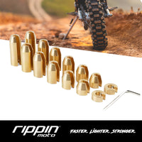 14 Pack Spoke Wheel Weights (Brass)