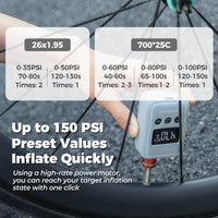 HW140 Mini Electric Bike Pump