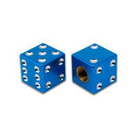 BILLET BMX Full Size Dice Valve Stem Caps (2 Pack) - Zoozbikes